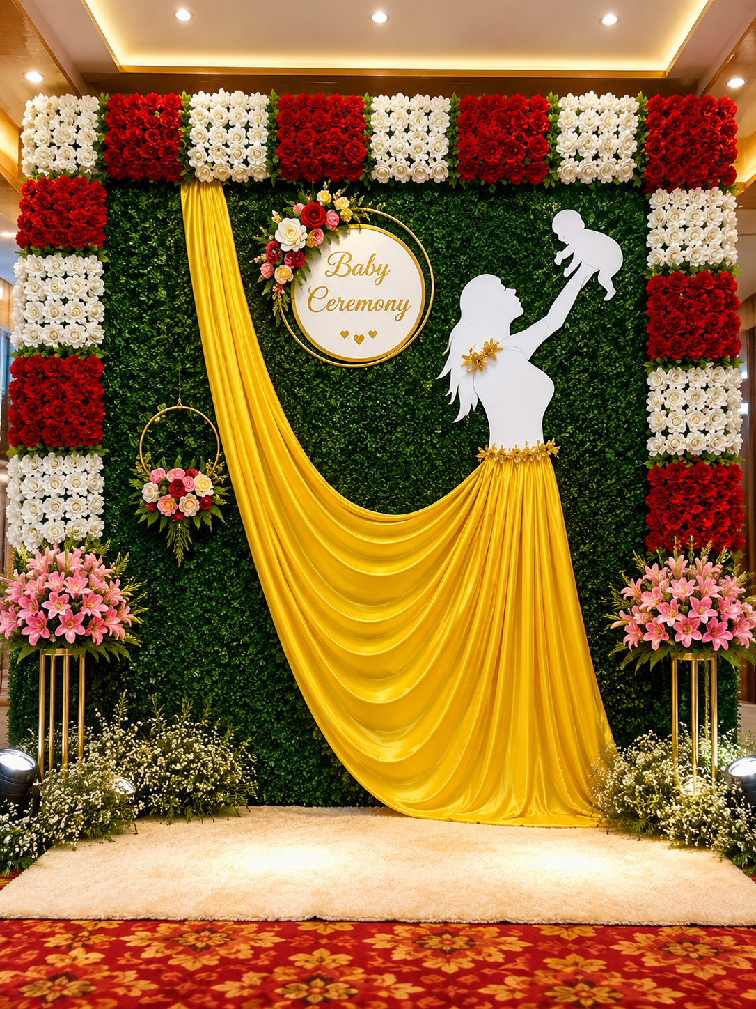 Baby Ceremony / Baby Shower backdrop decoration